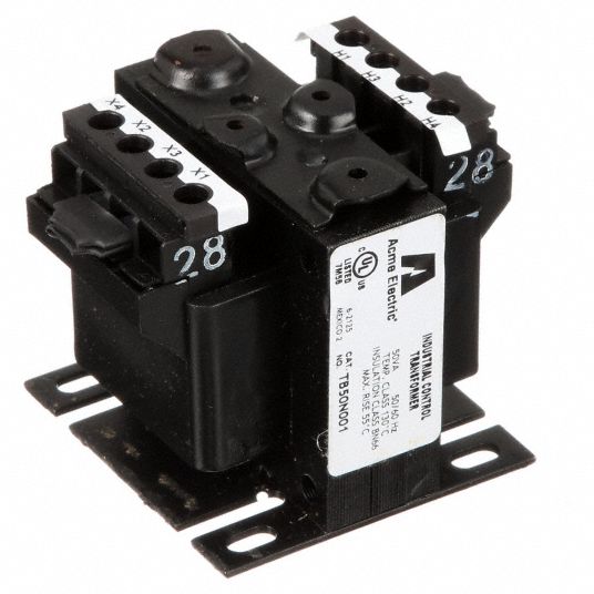 ACME ELECTRIC, 120V AC/240V AC, 12V AC/24V AC, Control Transformer