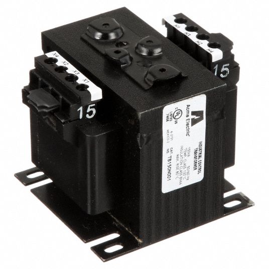 ACME ELECTRIC, 120V AC/240V AC, 12V AC/24V AC, Control Transformer ...