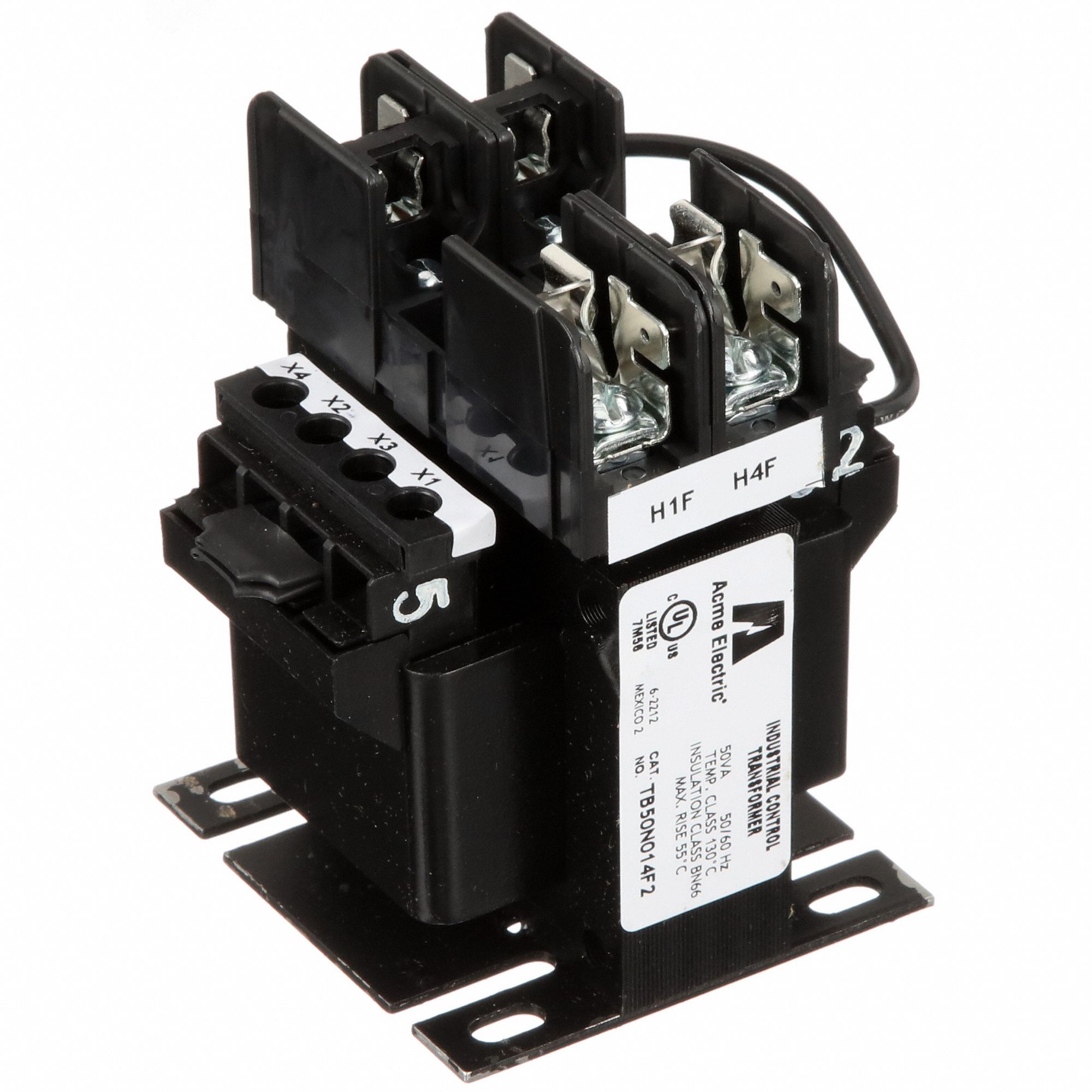 Control Transformer: 240V AC/480V AC, 120V AC/240V AC, Plate, 50 VA, Primary Fuse