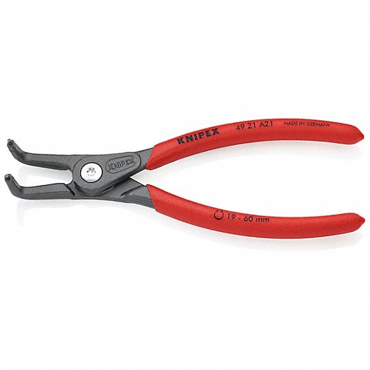 Knipex 49 21 A41 External Angled Precision Retaining Ring Pliers 12.25-Inch