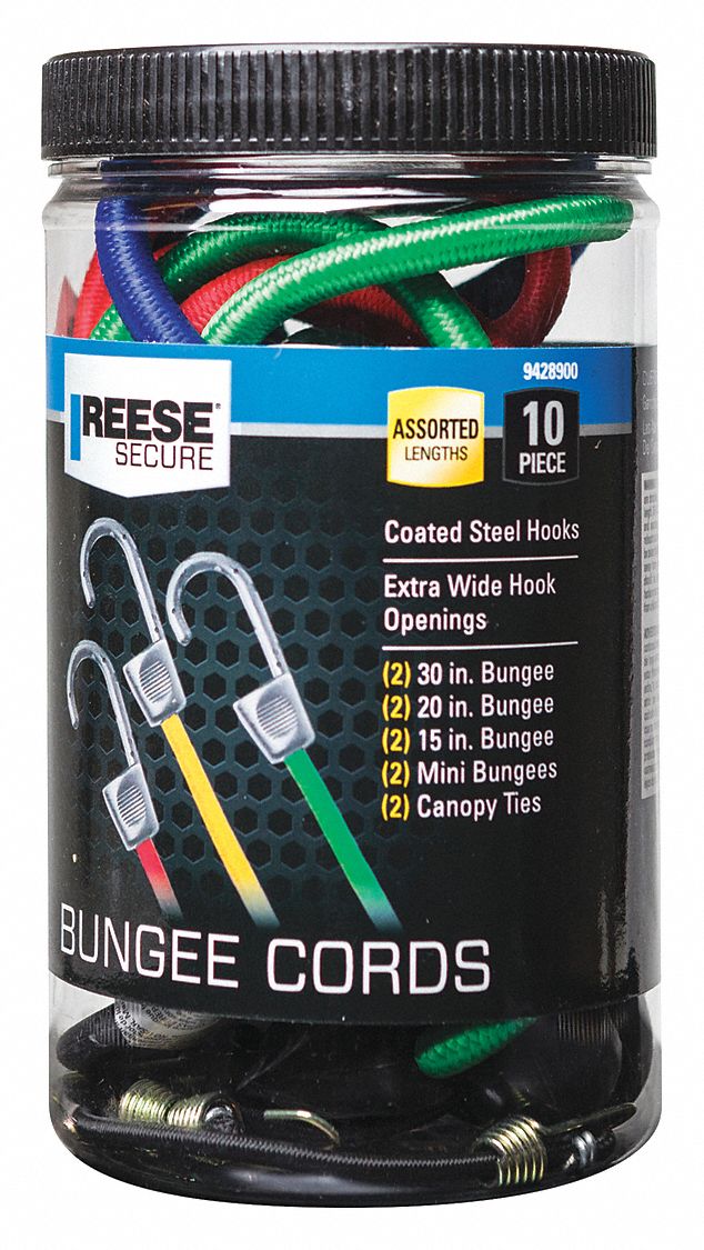 carabiner bungee assortment