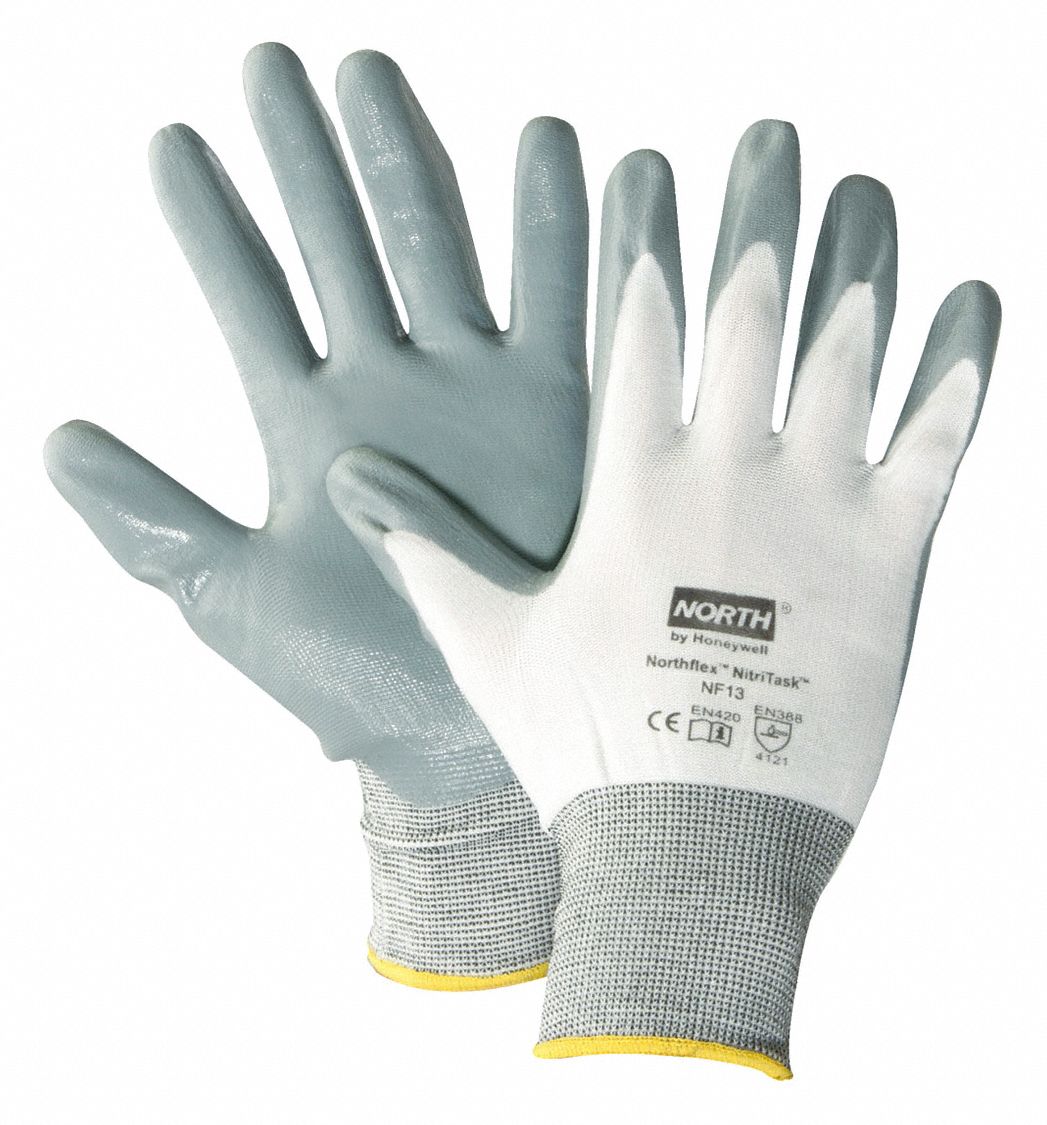 gloves nitrile coated