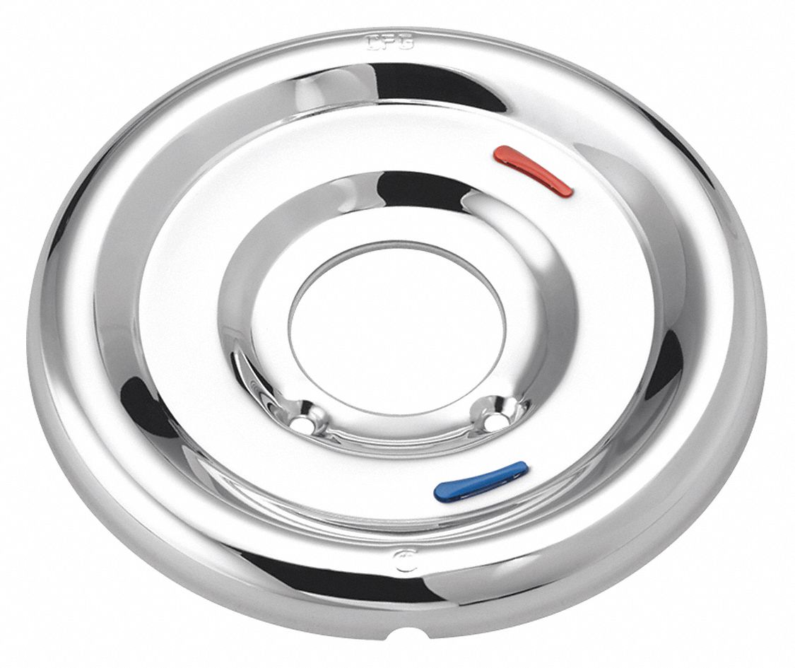 Escutcheon: Compatible Product Type Edgestone Bathtub and Shower Faucets, Circle Trim Plate