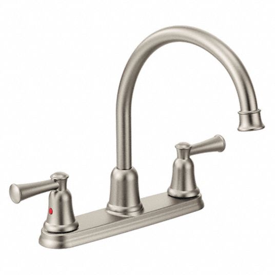 Moen, Capstone, Gooseneck Kitchen Faucet - 492N65|41611CSL - Grainger