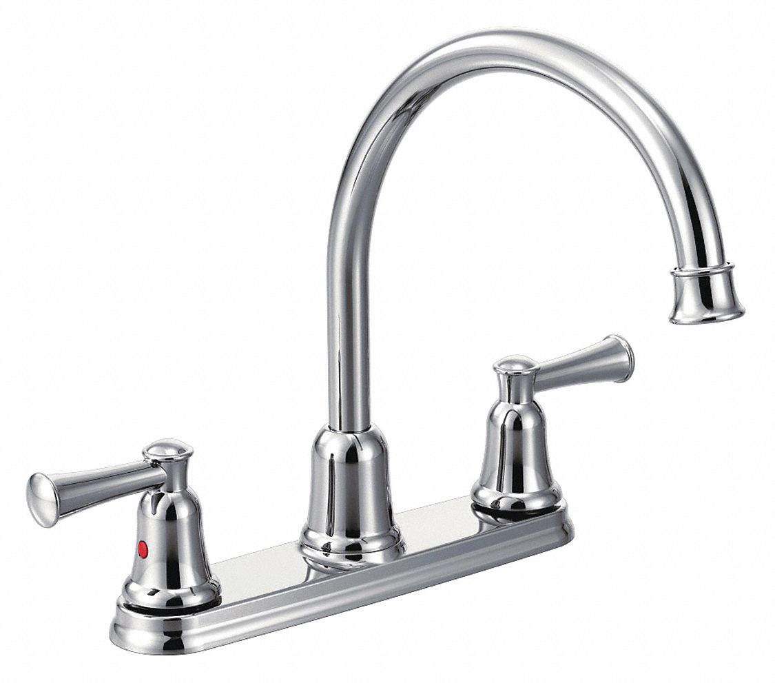 Moen, Capstone, Gooseneck Kitchen Faucet 492N79CA41611 Grainger