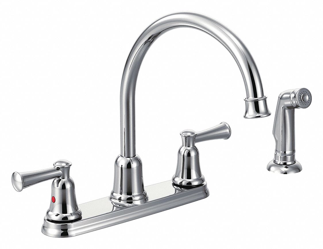 wall mount low flow commercial kitchen faucet gooseneck