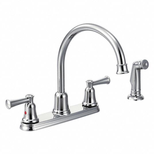CFG Gooseneck Kitchen Faucet Moen, Capstone, Chrome Finish, 1.5 gpm