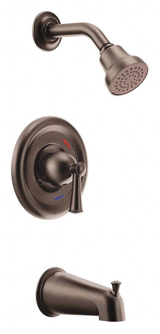 Moen, Capstone, Tub and Shower Trim Kit 492N88T41311COWBGR Grainger