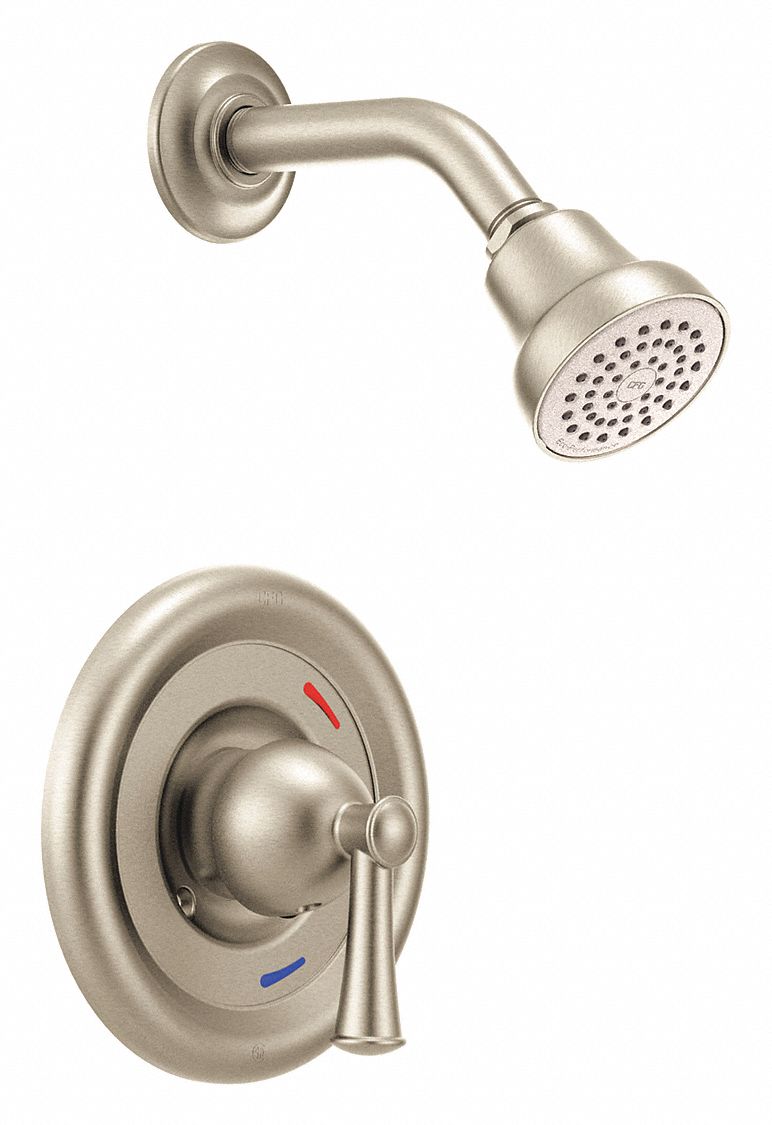 CFG Moen, Wall Mounted, Shower System, 1.75 gpm, Brushed Nickel