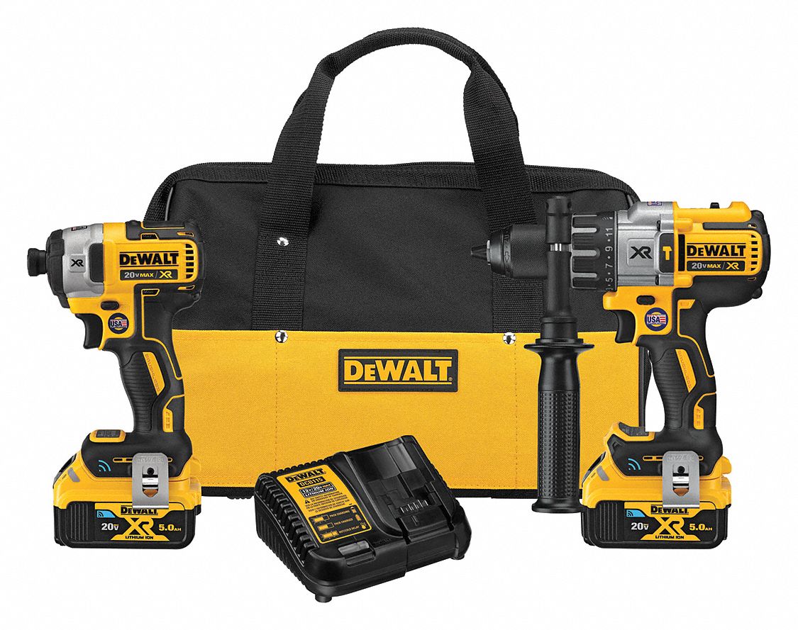 DEWALT 20V MAX, Cordless Combination Kit, 20V DC Voltage, Number of ...