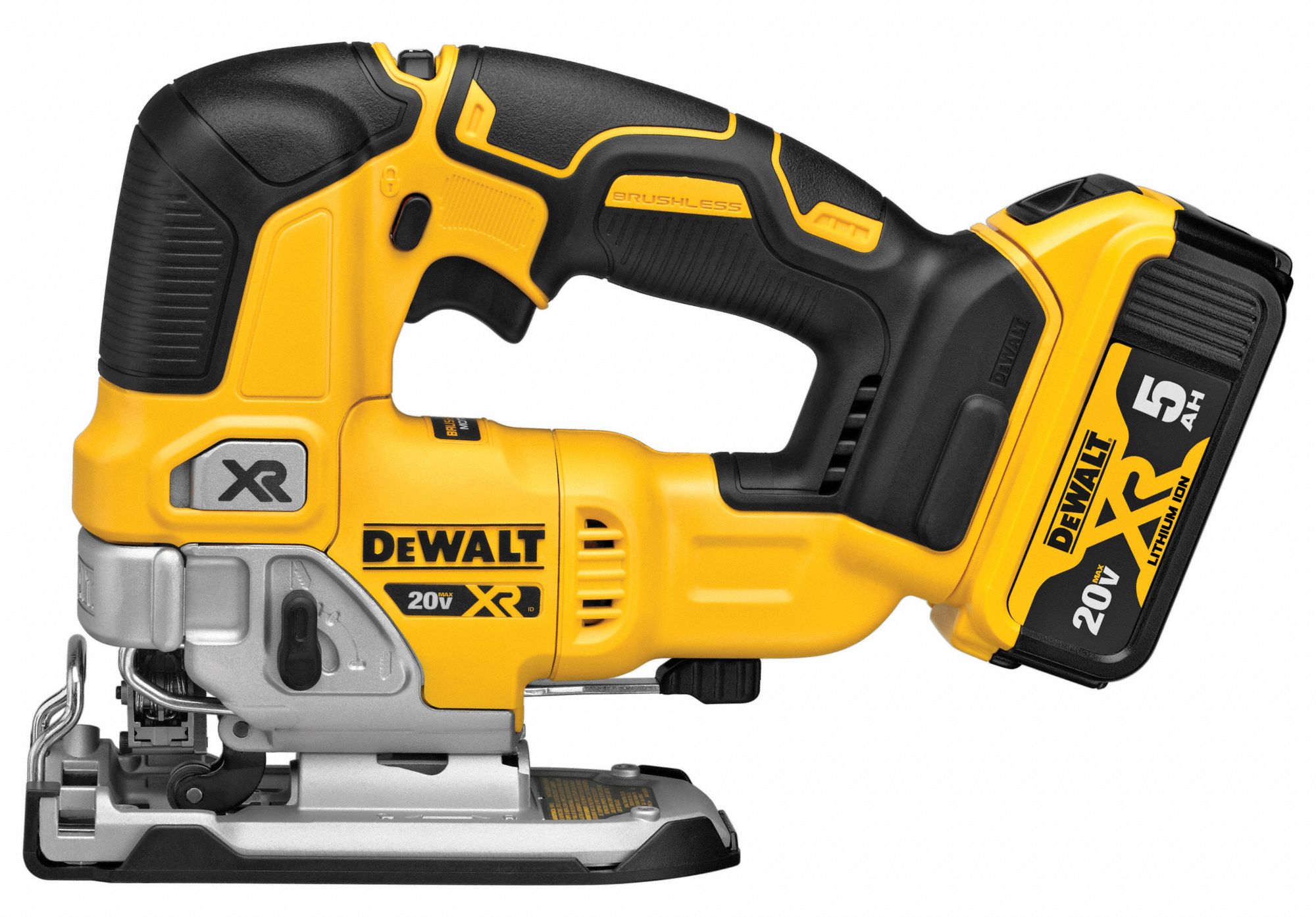DEWALT Jig Saw, 20V DC, Top Handle, Blade Shank Type TShank 492P02