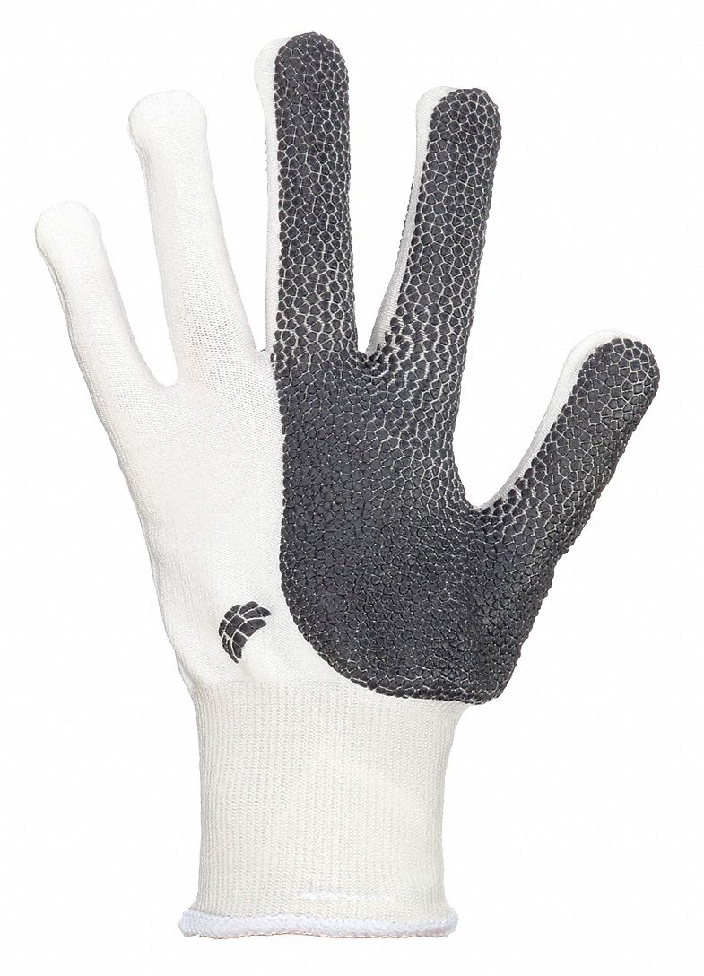 CUT-RESISTANT GLOVE, AMBIDEXTROUS, SZ 2XS(5), 12 IN, GREY/BLACK, CORETEK/SUPERFABRIC