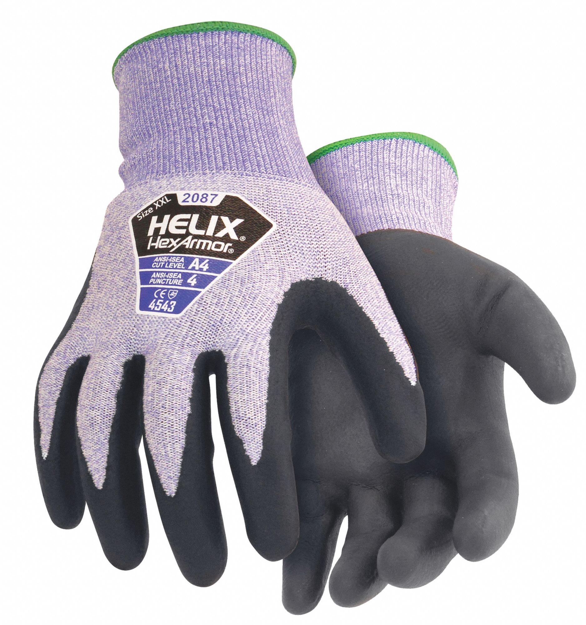 grainger black nitrile gloves