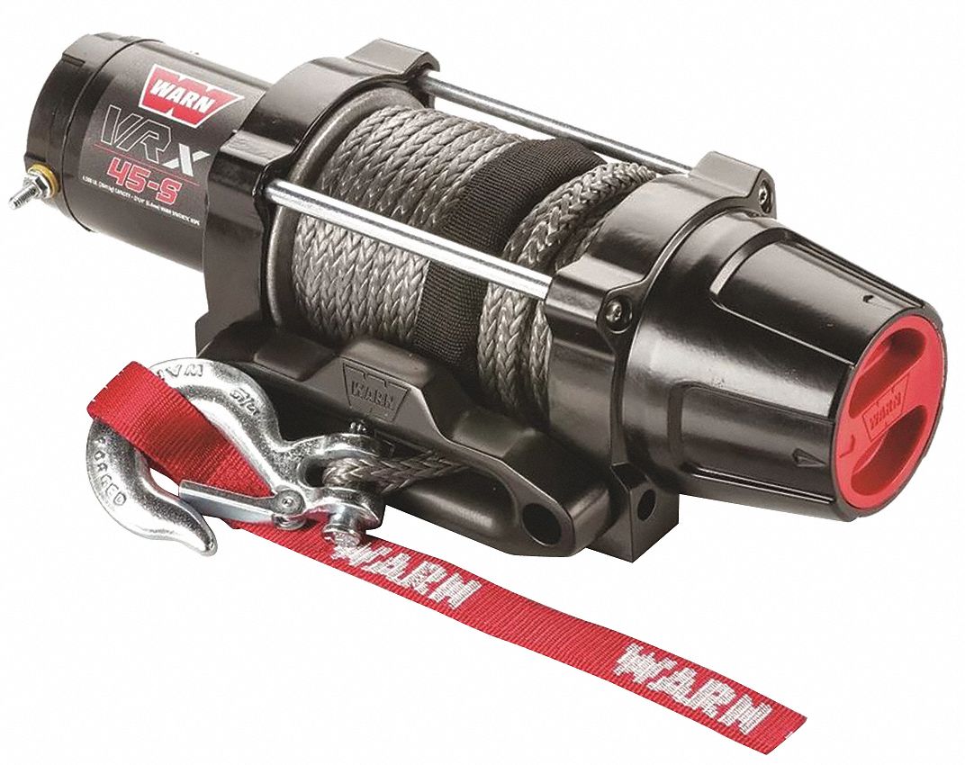 WARN, 4,500 lb 1st Layer Load Capacity, 1.8 hp Motor, ATV/UTV Electric