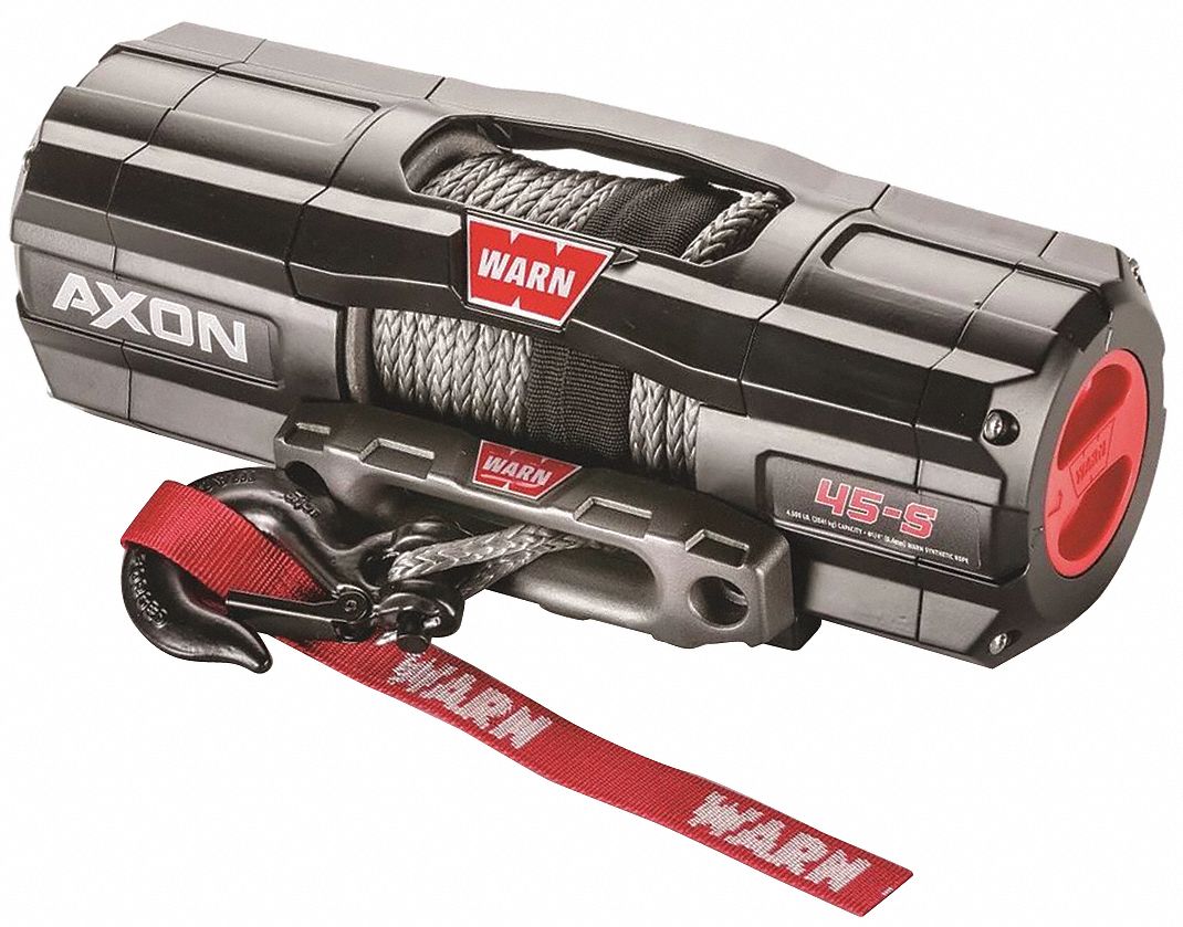 WARN ATV/UTV Electric Winch 4,500 lb 1st Layer Load Capacity, 1.8 hp