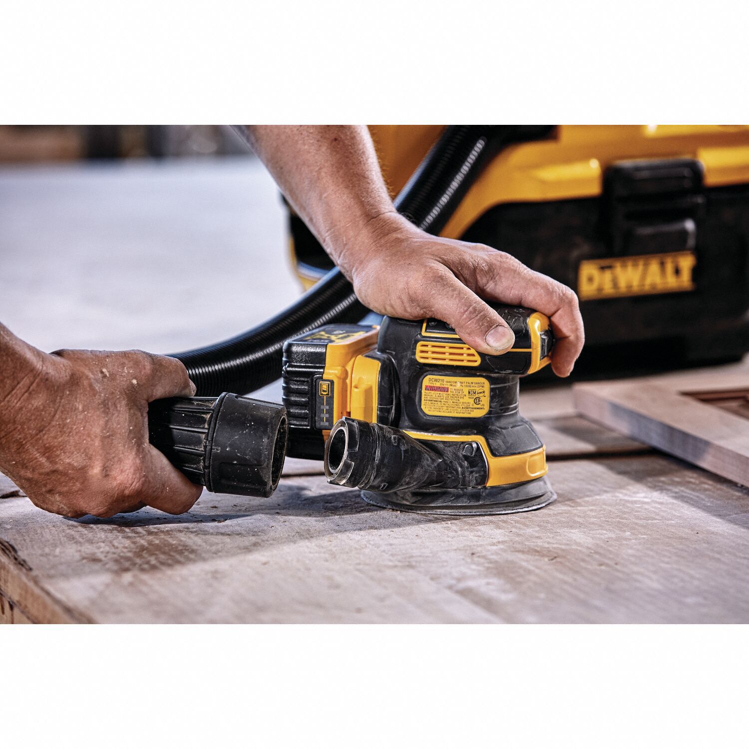 DEWALT Cordless Sander 20 V Volt, 5 in Size, 5 in Max. Wheel Dia