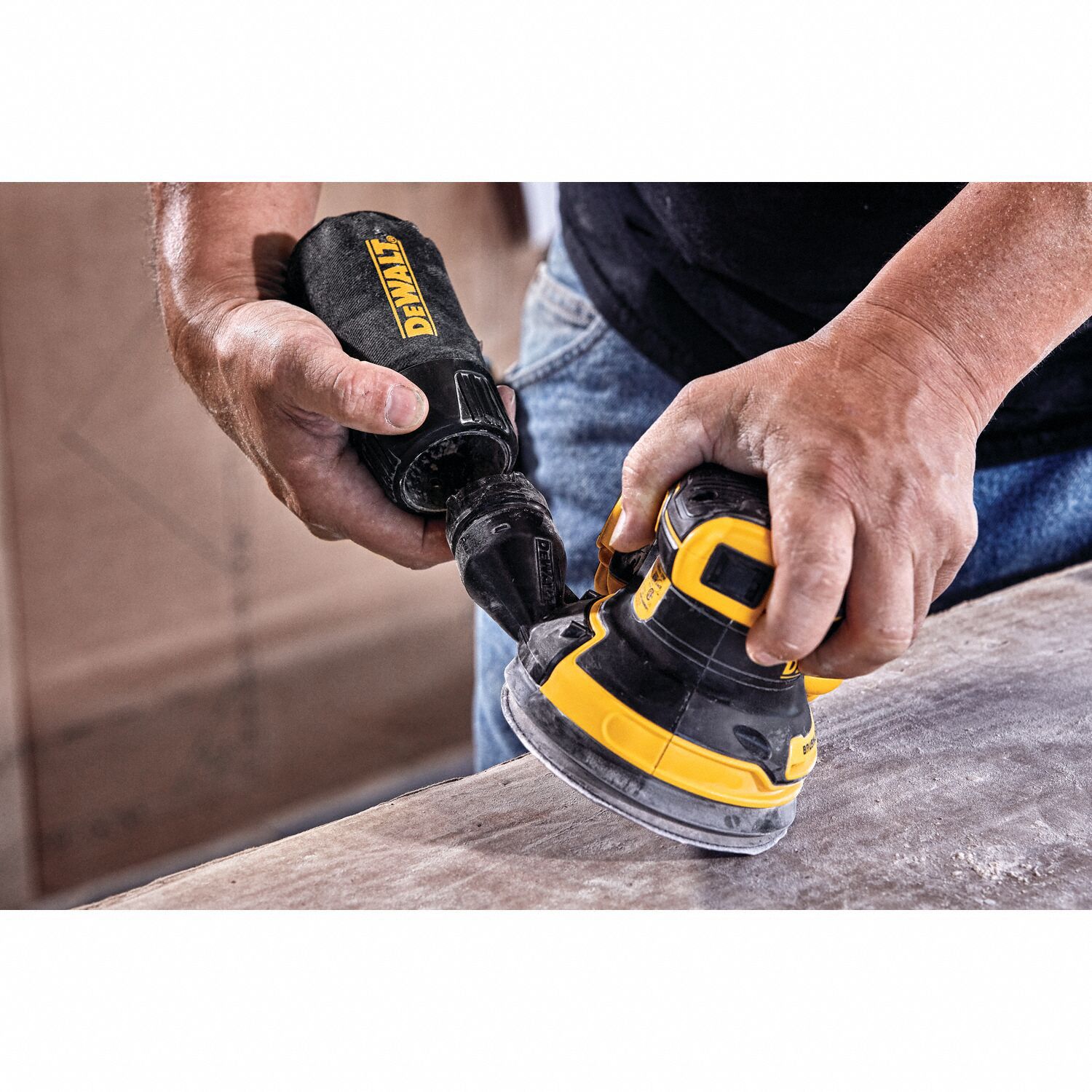 DEWALT Cordless Sander 20 V Volt, 5 in Size, 5 in Max. Wheel Dia