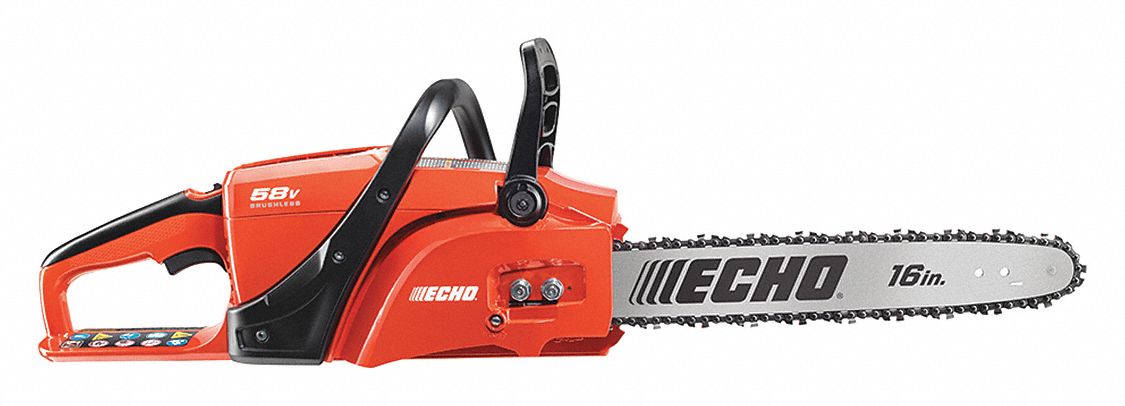 ECHO 16 in, 58 V, Battery Powered, Chain Saw, Battery Amperage 4.0Ah