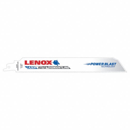 LENOX, BiMetal Tipped, 250, Reciprocating Saw Blade 492R822071069
