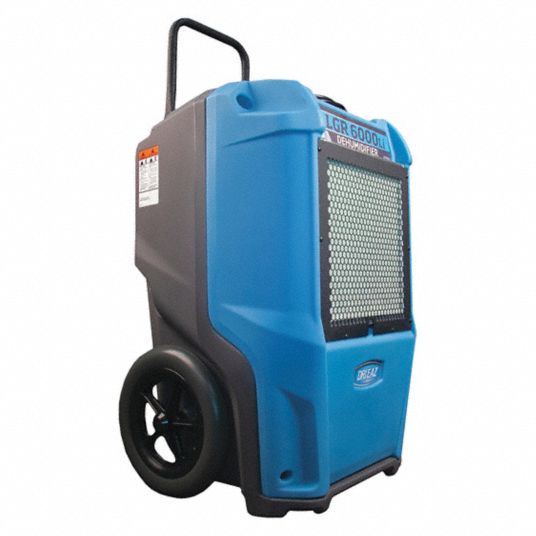 100 pt Per Day, Low-Grain Refrigerant, Industrial Dehumidifier - 492T29 ...