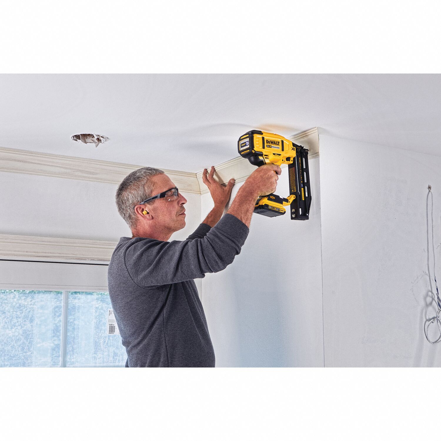 DEWALT Nail Gun Finish, Combo, For 16 ga Nail Gauge, For 0.113 in to 0