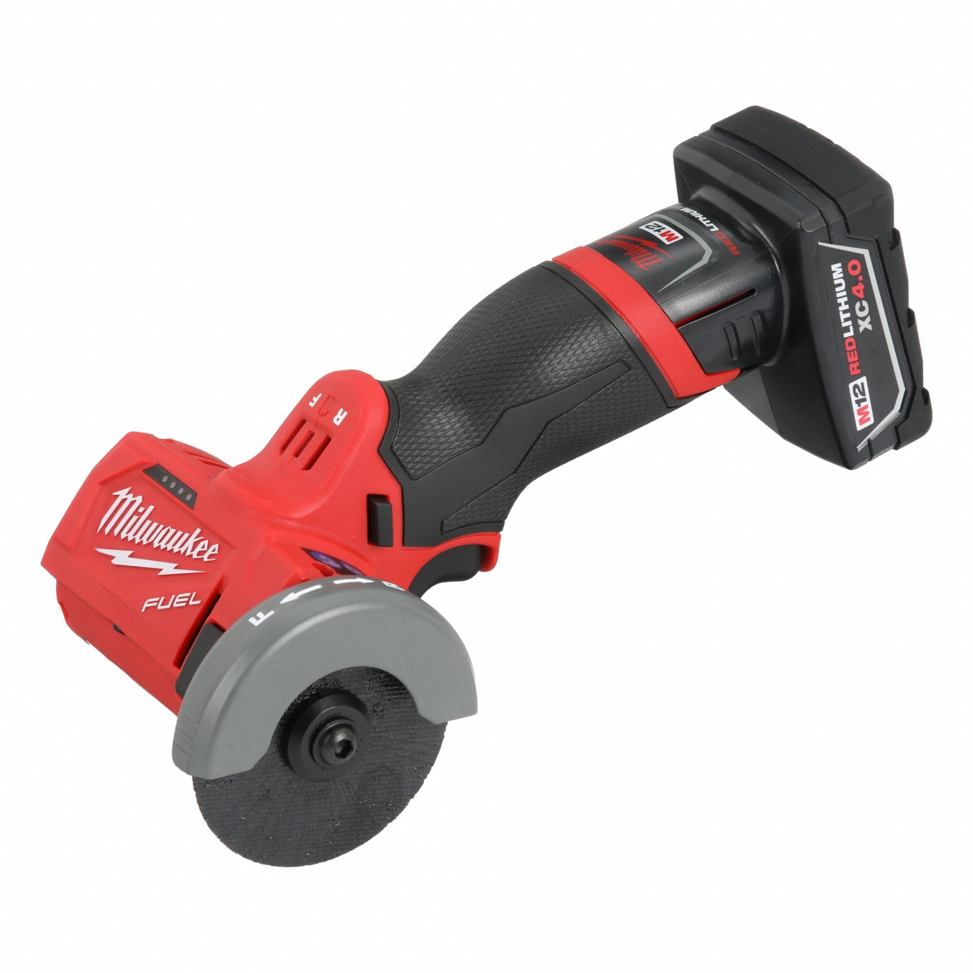 Cut-Off Tool Kit: 3 in Wheel Dia, Trigger, Brushless Motor, 4.0 Ah Battery Capacity