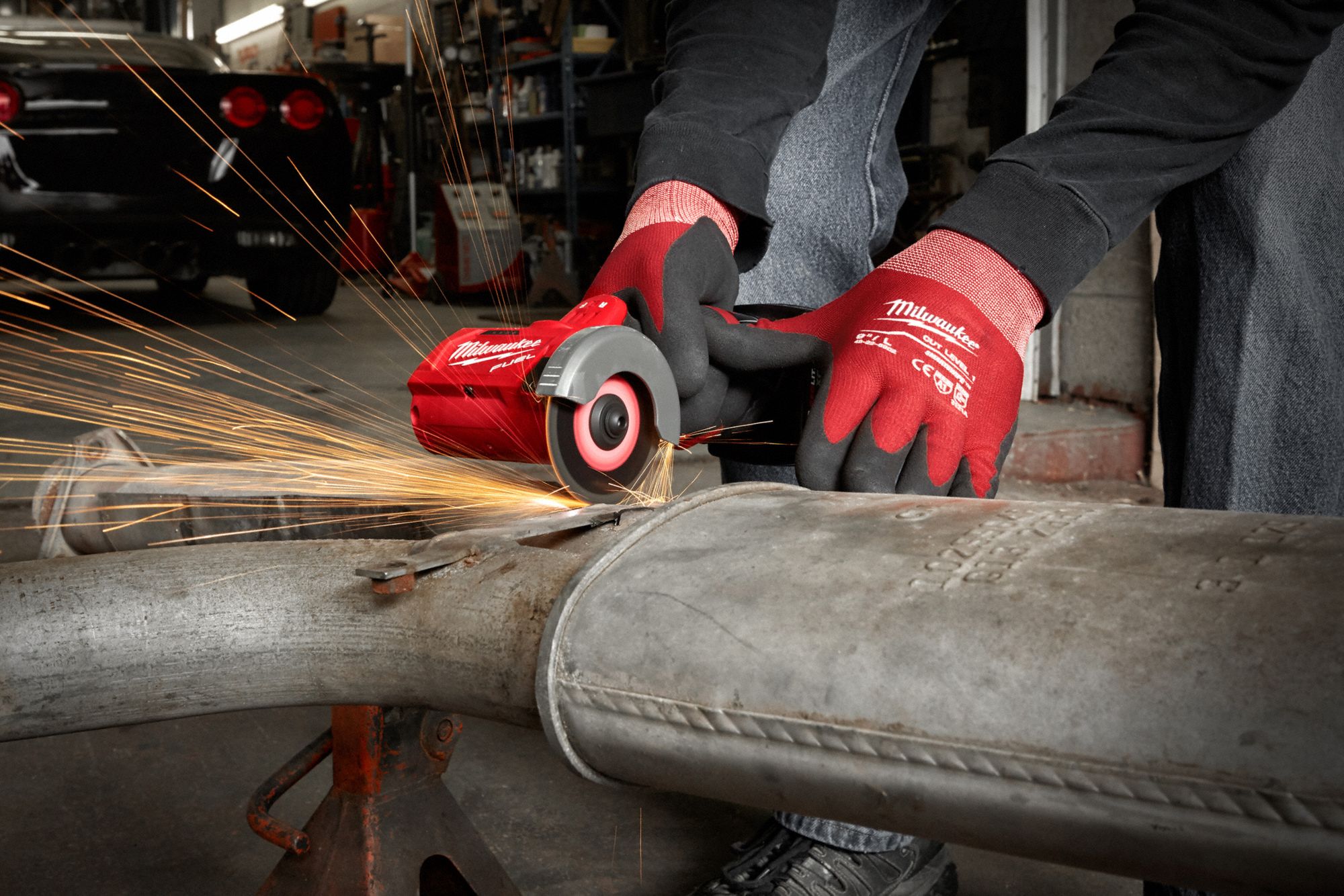 MILWAUKEE CutOff Tool Kit 3 in Wheel Dia, 20,000 RPM Max. Speed