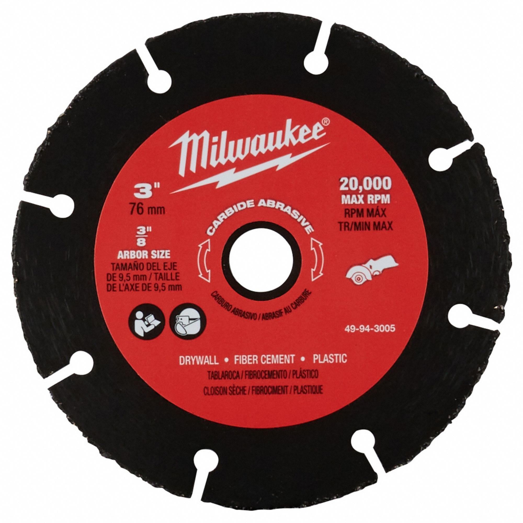 Cut-Off Wheel, 3/8" Arbor Hole Size