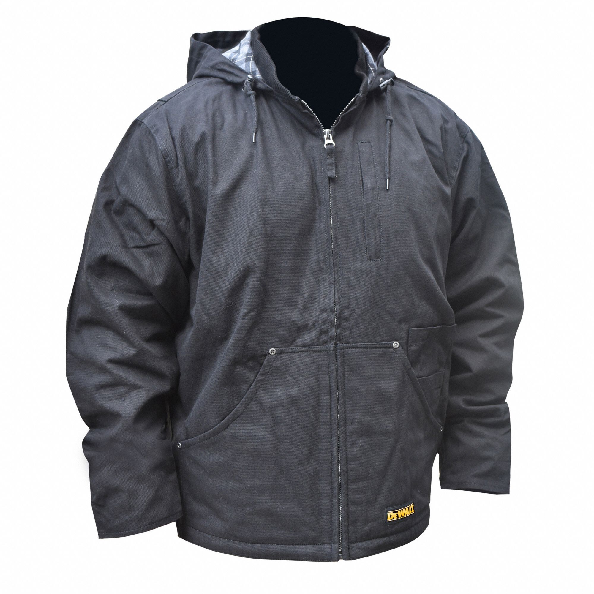 DEWALT Heated Jacket Men's, XL, Black, Up to 9 hr, 48 in Max Chest