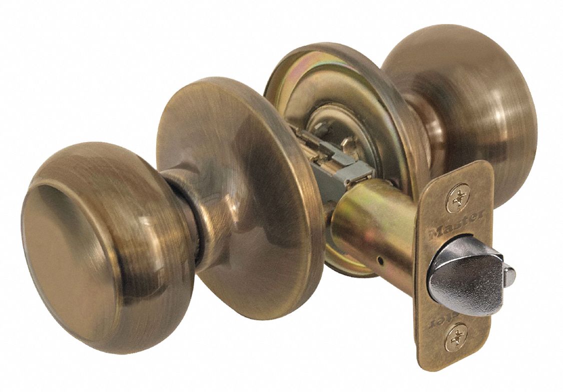 Door Lockset: Passage Knob Locksets, Brass