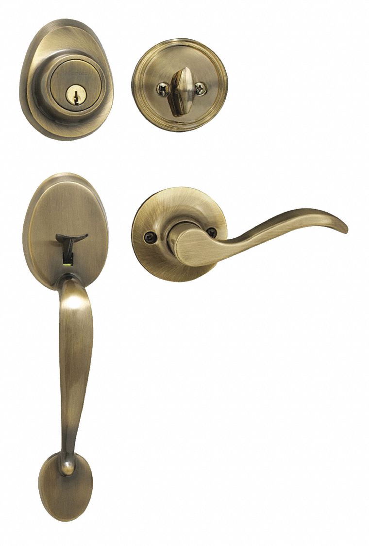 Door Lockset: Office Lever Locksets, Brass