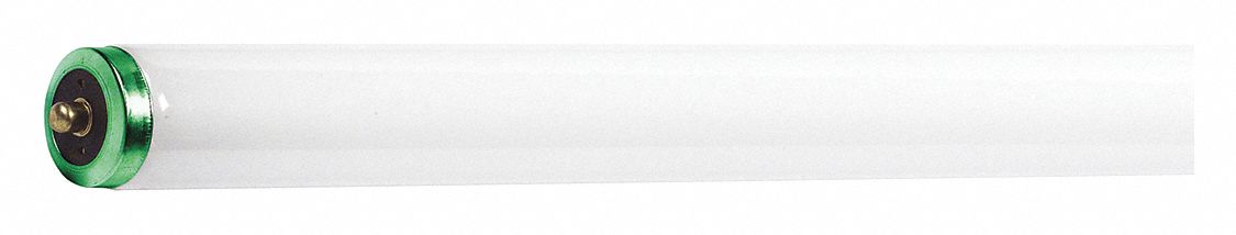 LINEAR FLUORESCENT BULB, 8 FT L, T12, 75 W, 4100K, 5,000 LUMENS