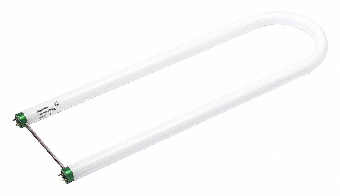 U-SHAPED FLUORESCENT BULB, T8, MEDIUM BI-PIN (G13), 6 IN U-BEND LEG SPACING, 32 W