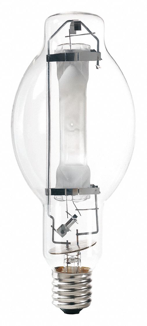 HID BULB, BT37, MOGUL SCREW (E39), 1,000 W, 4000K, METAL HALIDE, 263 V