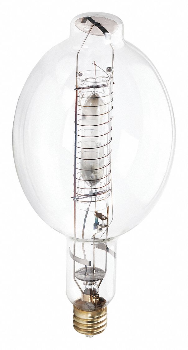 PHILIPS Metal Halide HID Bulb, ED37, Mogul Screw (E39), Lumens 39,000