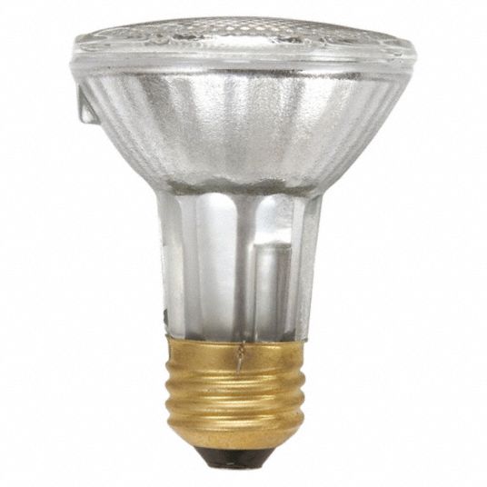 PHILIPS Halogen Bulb, PAR20, Medium Screw (E26), Lumens 480 lm
