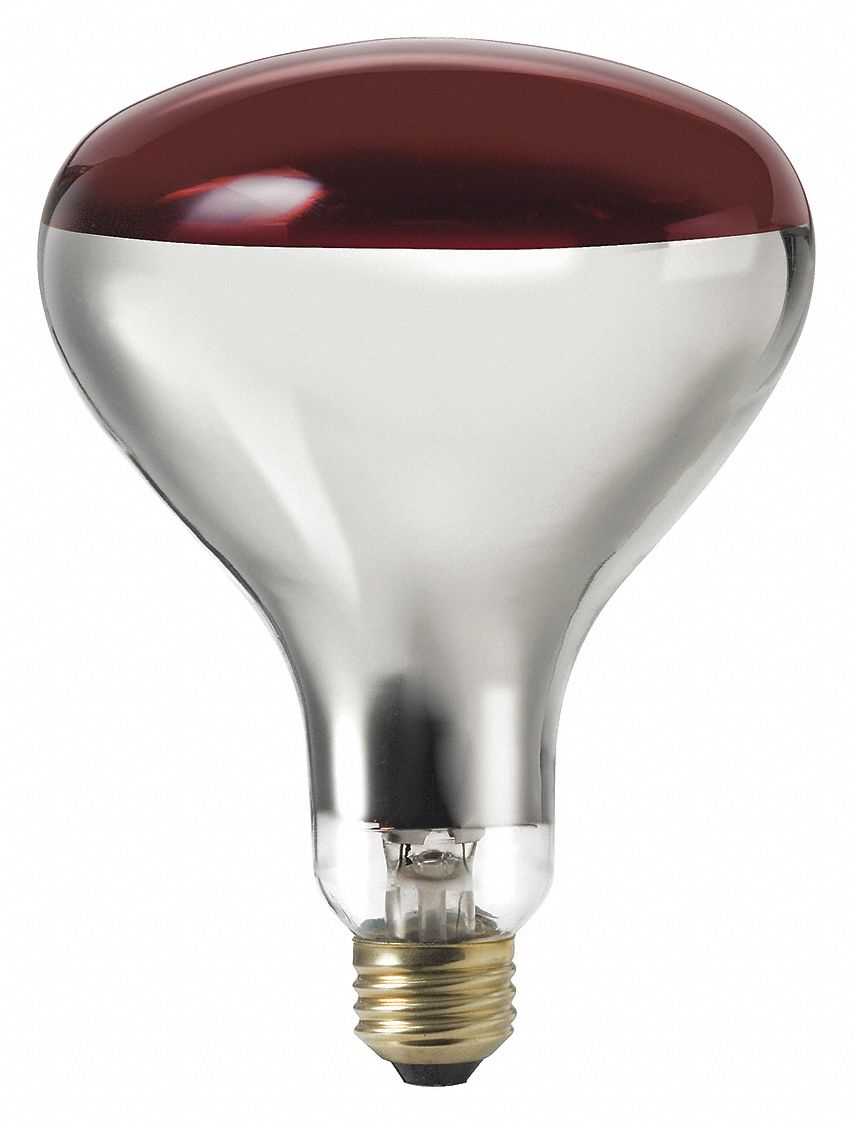 PHILIPS Incandescent Bulb, R40, Medium Screw (E26), Lumens 378 lm