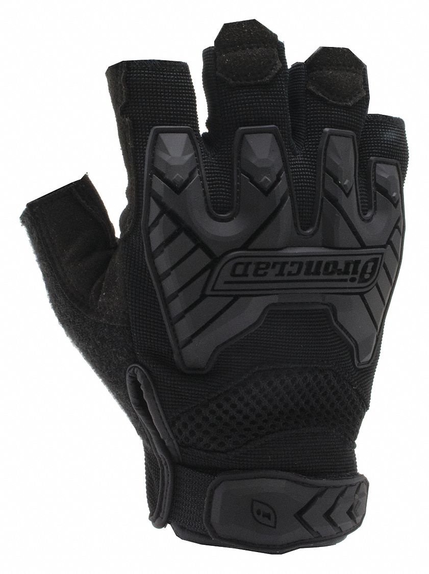 IRONCLAD Tactical Touchscreen Glove Polyester, Nylon, Polyester, Black