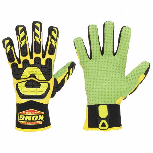 KONG 360 CUT 5 Impact Gloves Oil and Gas Gloves, 2 Pair