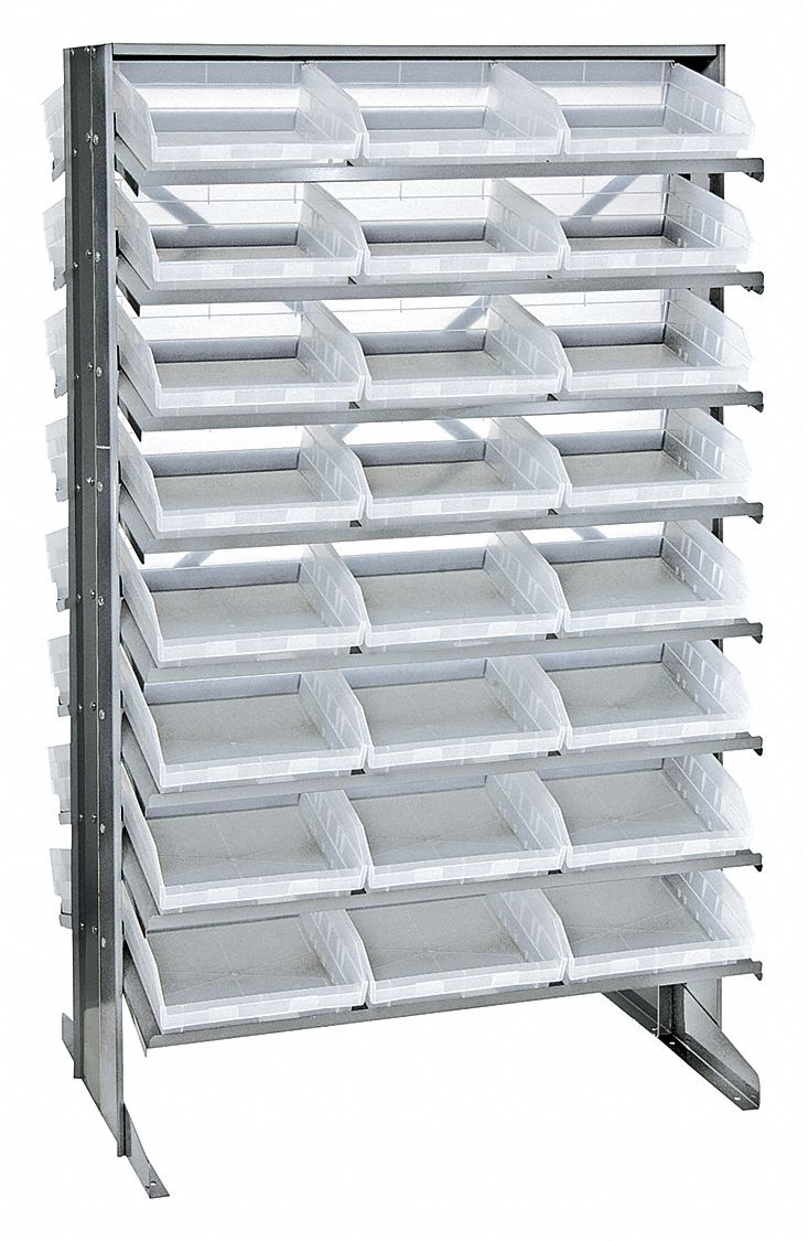 QUANTUM STORAGE SYSTEMS, 36 in x 24 in x 60 in, 2 Sided, Pick Rack ...
