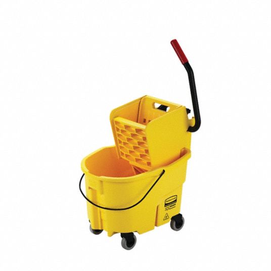 Mop Bucket With Side Wringer