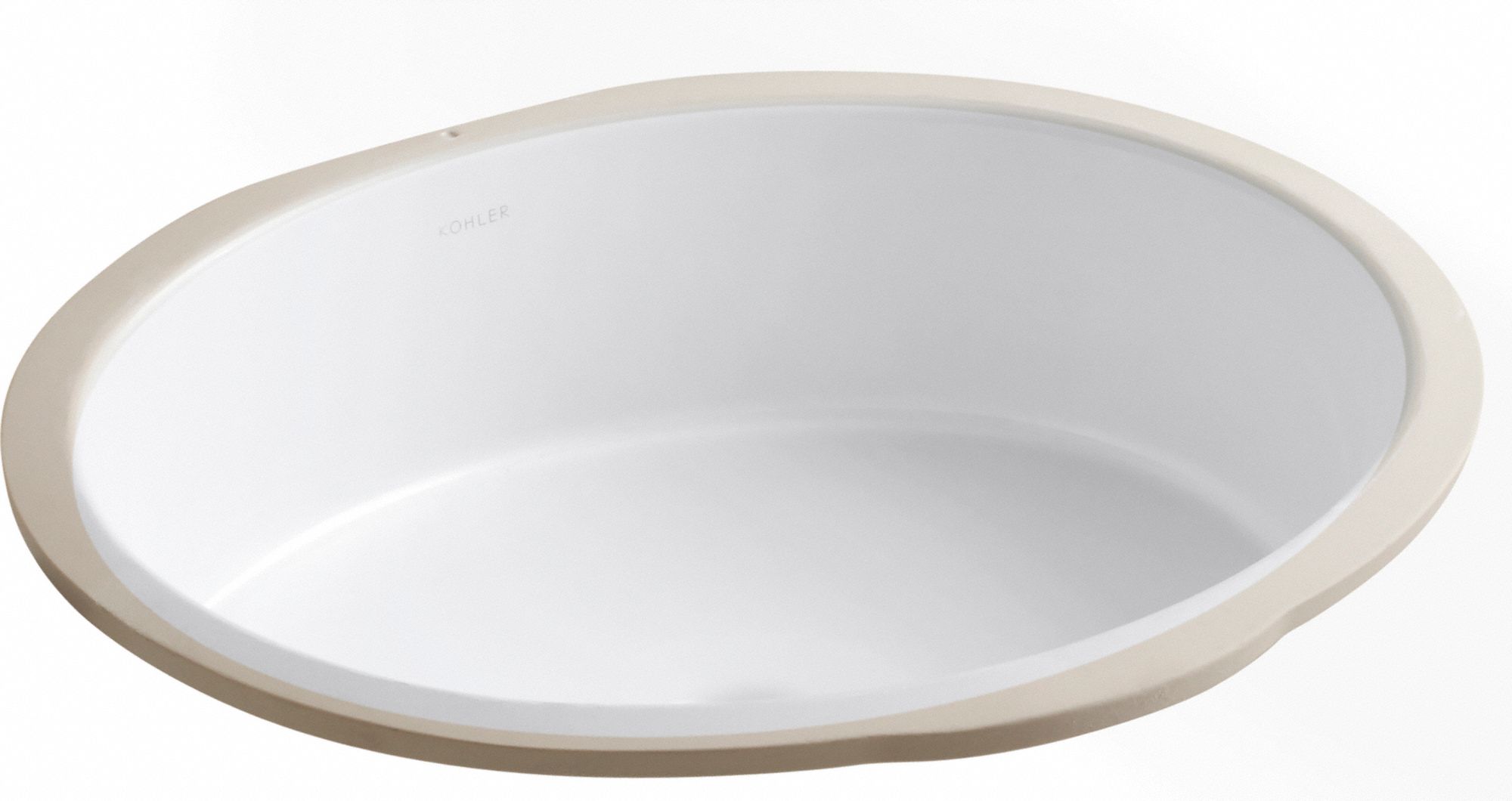 Bathroom Sink: White, Vitreous China, 19 1/8 in Overall Lg, 16 in Overall Wd, 0 Faucet Holes