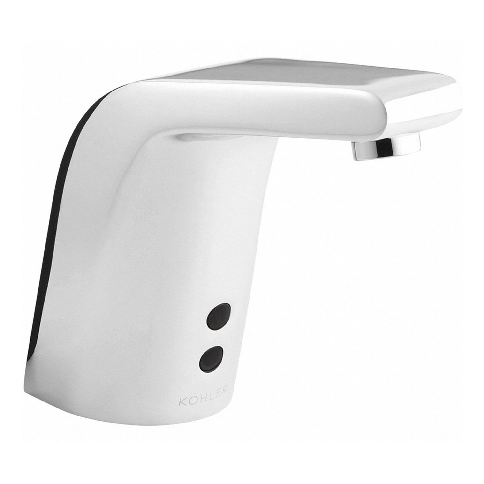 Bathroom Sensor Faucet: Insight, Brass, Chrome Finish, Single-Post, Hardwired, Aerated