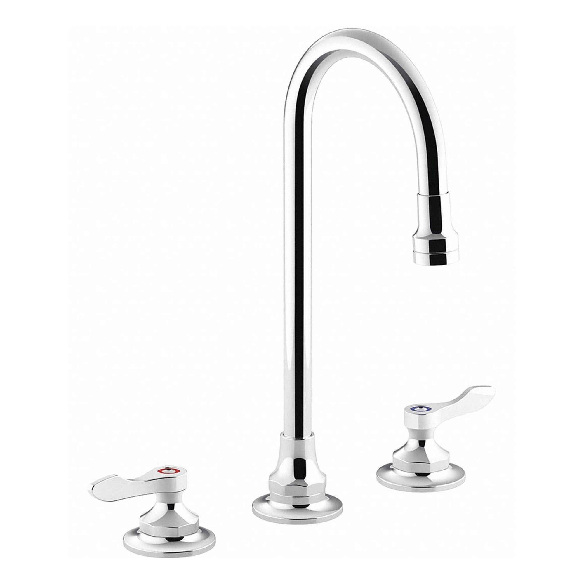 Gooseneck Bathroom Faucet: Triton Bowe™, Brass, Polished Chrome Finish, 1 gpm Flow Rate