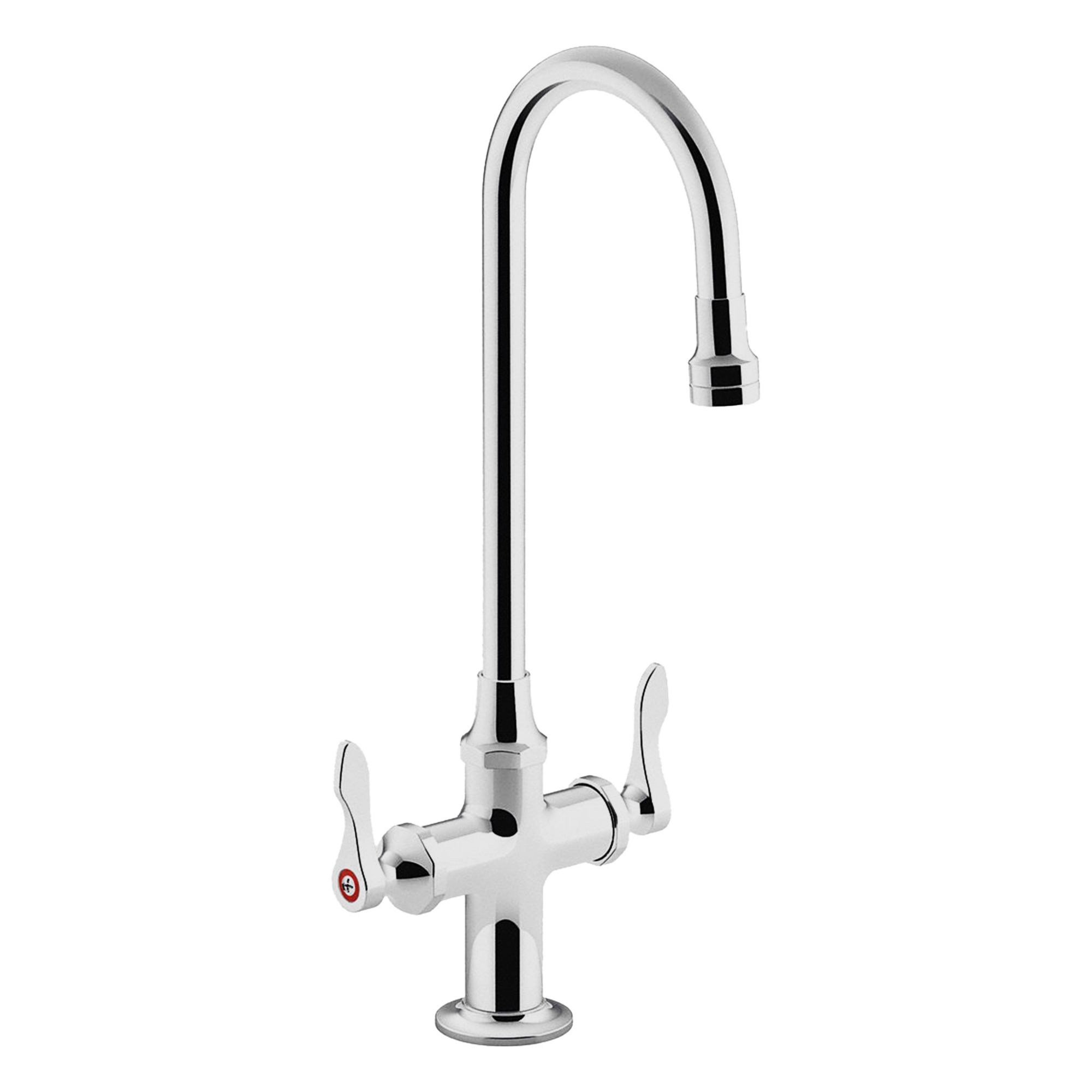 Gooseneck Bathroom Faucet: Triton Bowe™, Brass, Polished Chrome Finish, 1 gpm Flow Rate