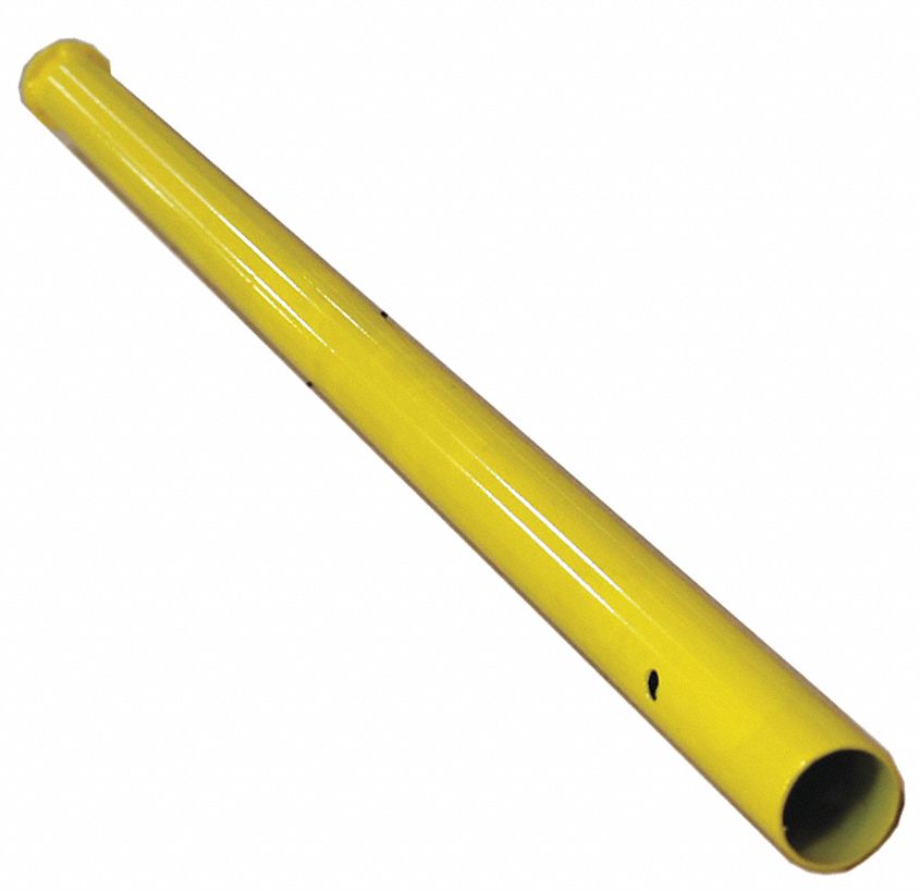 Stanchion: 3 3/8 ft Ht, Permanent, Includes Hardware