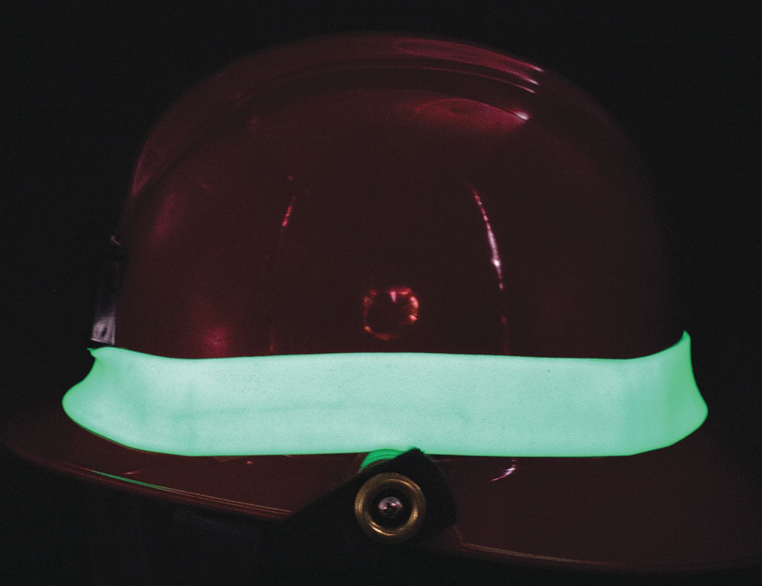 Glow in the store dark hard hat