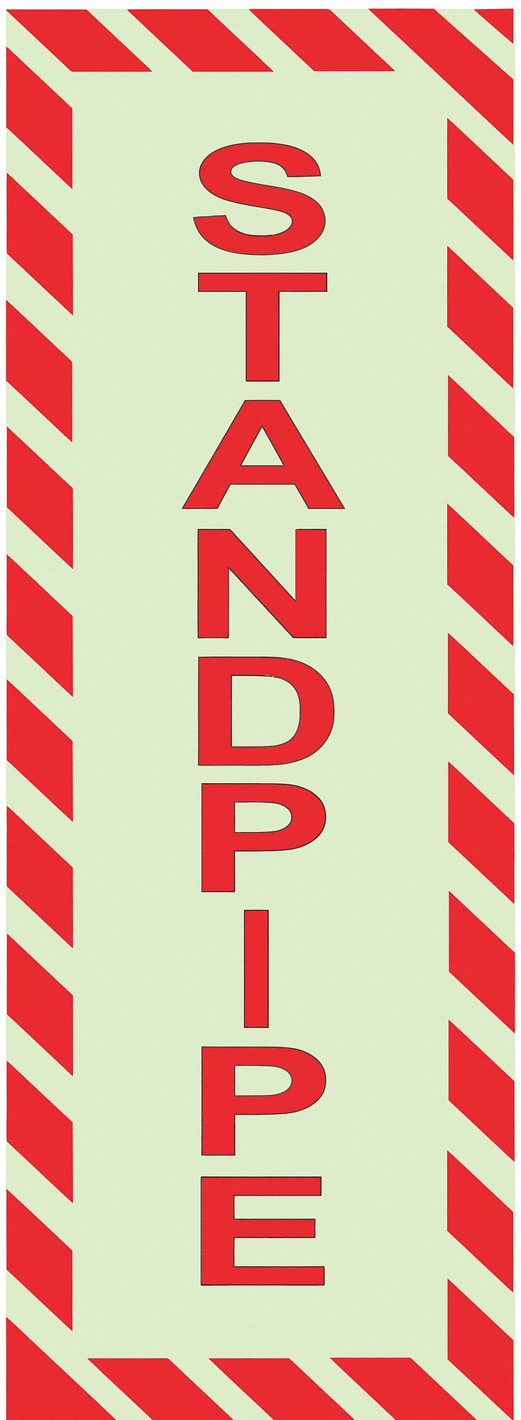 Adhesive Label: Non-Reflective, Glow In The Dark