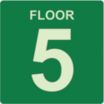 Square Floor 5 Signs