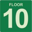 Square Floor 10 Signs